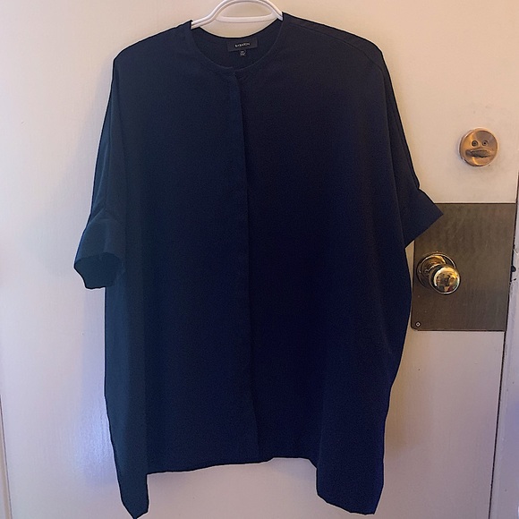Aritzia Babaton Howard Oversized Navy Tunic - Picture 1 of 5